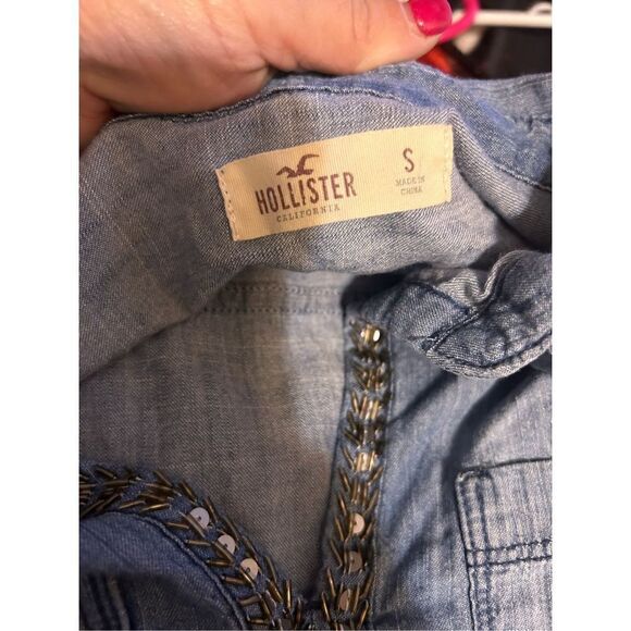Hollister denim top size small - Picture 4 of 4